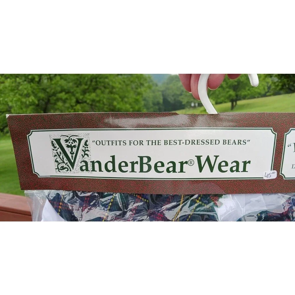NEW 1993 VanderBear Wear ALICE Clothing Highland Fling Scottish Dance Collection - Picture 6 of 8